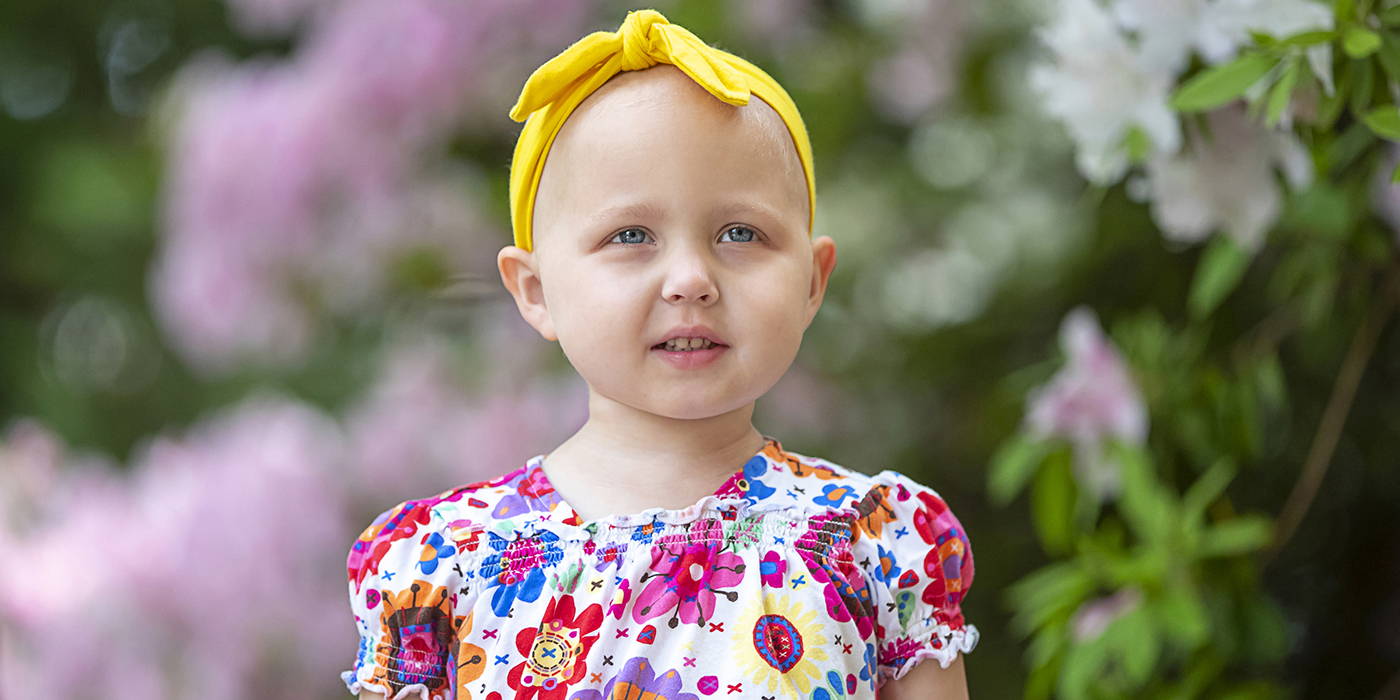   St. Jude patient Olivia, diagnosed with blood cancer.