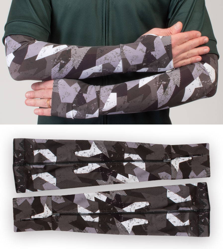 Graphite sun protection arm sleeves