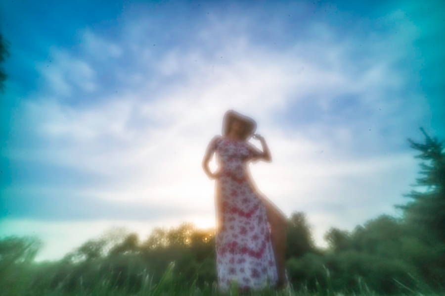 Self portrait photography with camera obscura