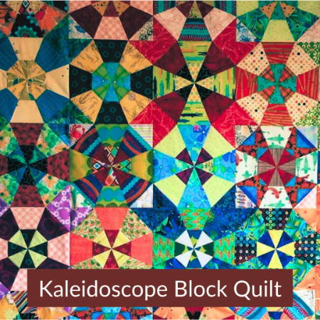 Kaleidoscope Block Quilt