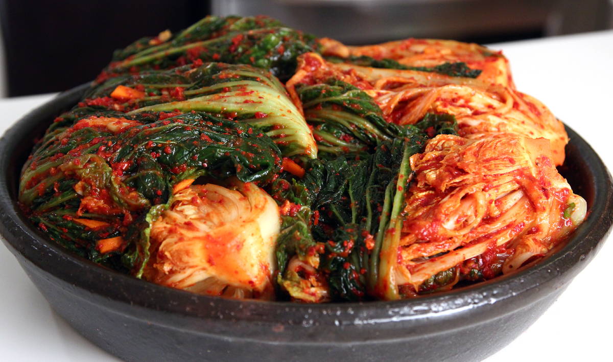 Traditional napa cabbage kimchi