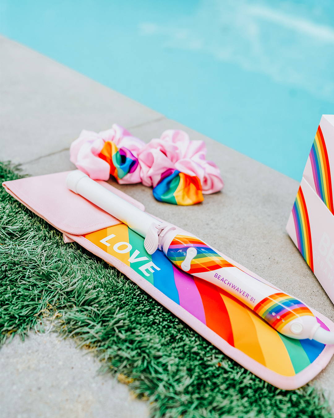 Image of Love B1 collection by the pool