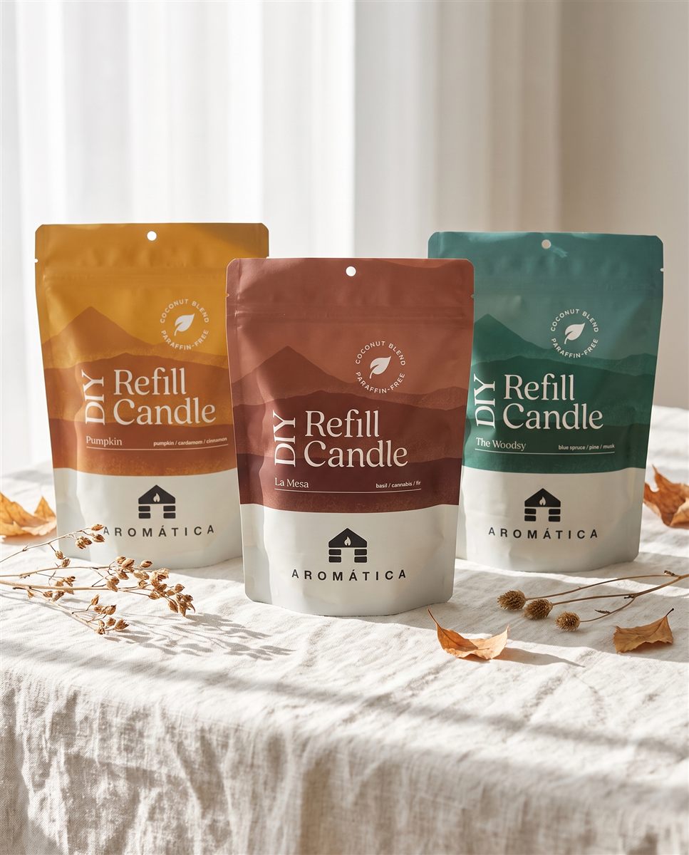 Bluecorn DIY refill candle pouches