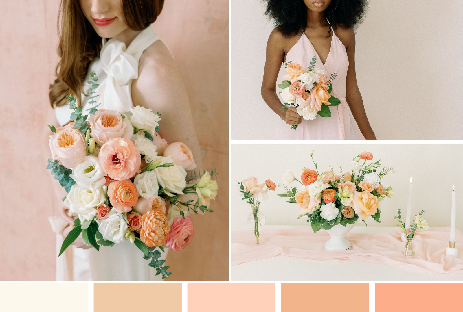 peach and cream