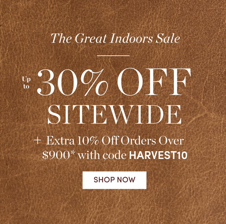 The Great Indoors Sale: Up to 30% Off Sitewide + Extra 10% Off Orders Over $900 with code HARVEST10