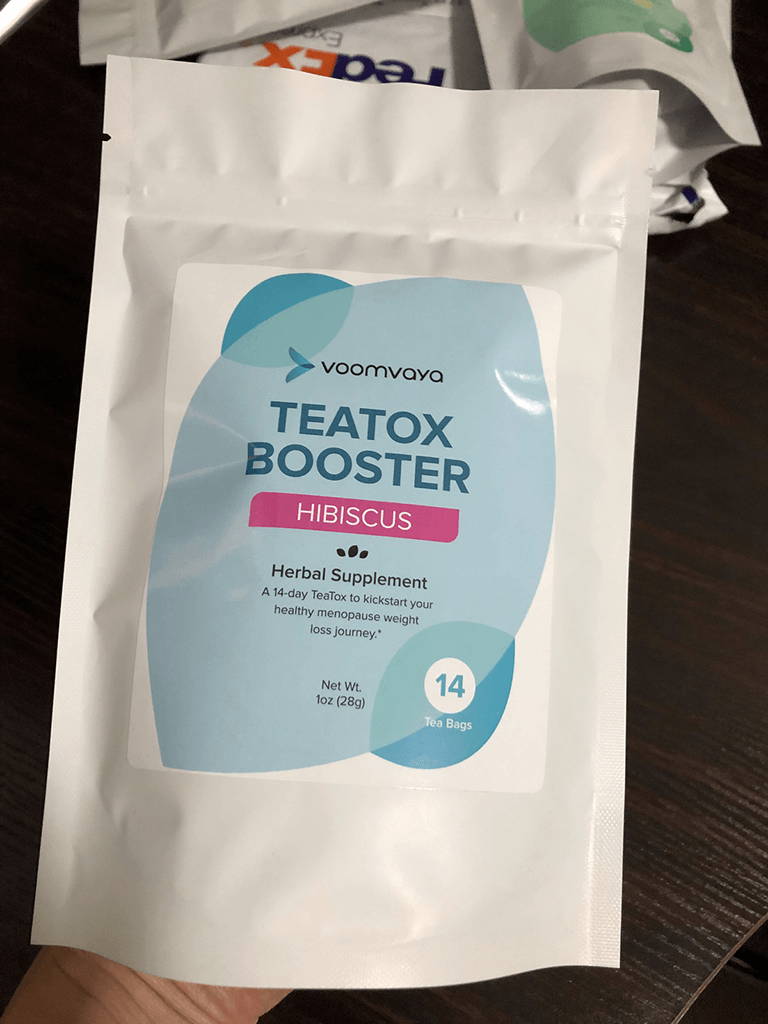 teatox sticker packaging
