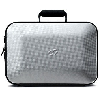 2009 maccase relesses first ever eva molded laptop case - v_carbon briefcase shown in silver
