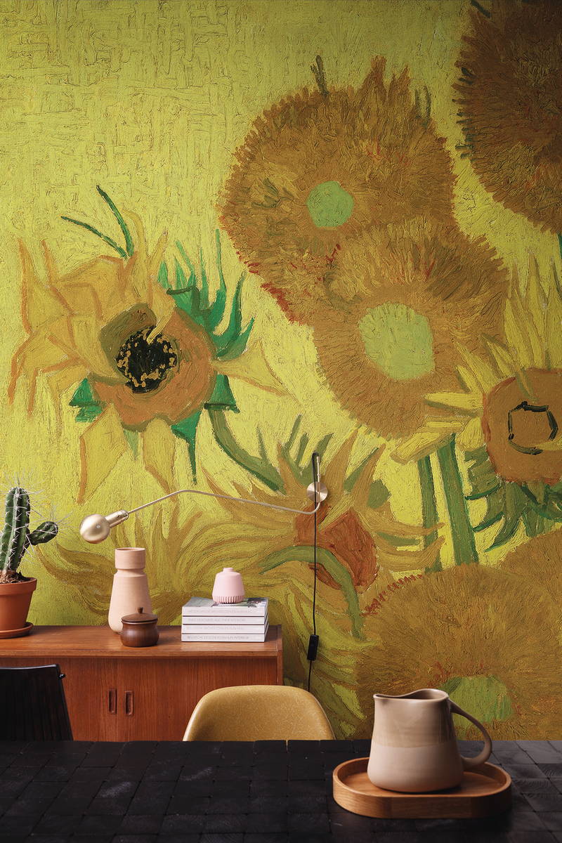 van-gogh-sunflowers-mural-wallpaper