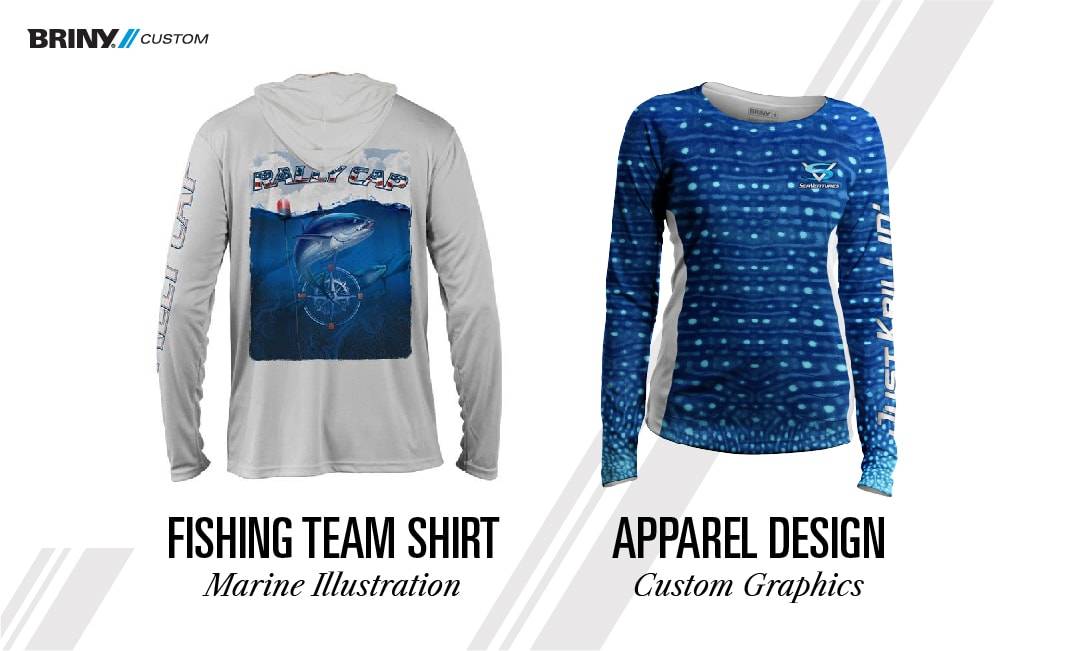 Learn about how to order professional custom fishing shirts online