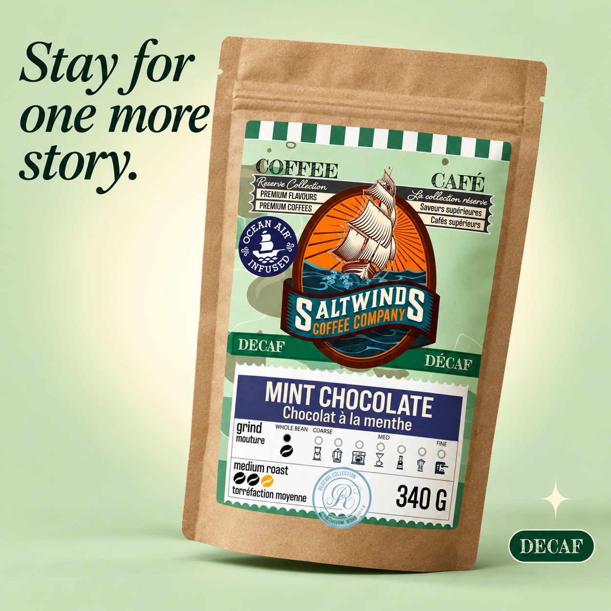 Festive Decaf Mint Chocolate
