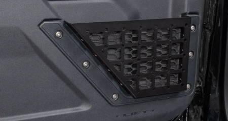 IAG I-Line Front Door Bin Black Steel Molle for 2021+ Ford Bronco