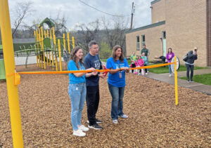Martha's Fund ribbon cutting ceremony for a new playground