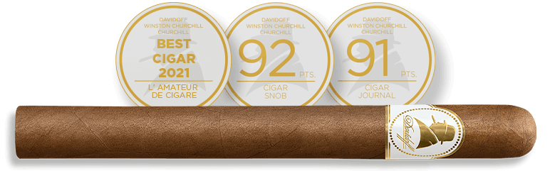 The Davidoff Winston Churchill «The Original Series» Robusto cigar including its high ratings.