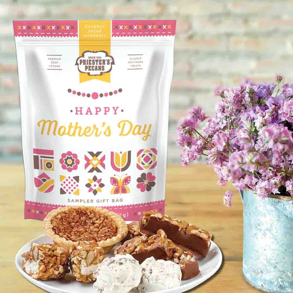 Happy Mother's Day Pecan Sampler Gift Bag