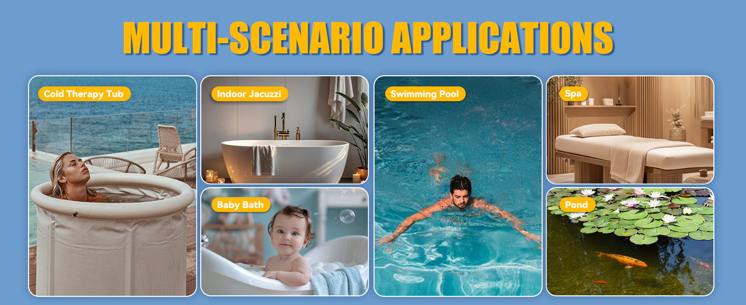 Images showcasing various applications of relaxation and wellness activities.