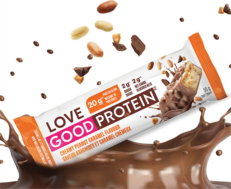 Love Good Protein - Creamy Peanut Caramel Protein Bar