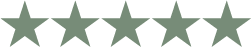 Five green stars in a row, indicating a rating.