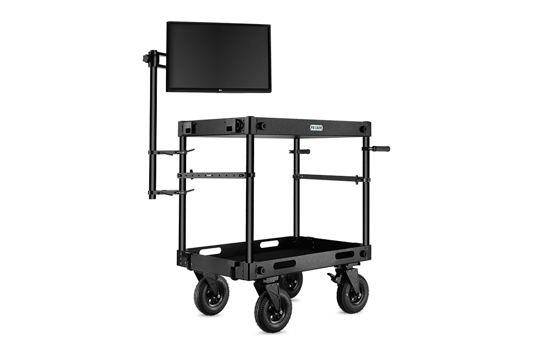 Proaim Monitor Articulated Arm for Video Camera Cart | 75mm/100mm VESA Mount