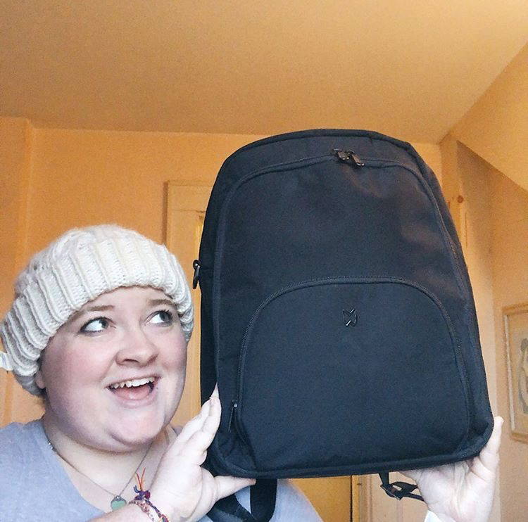 Kayla: always prepped for life on the go with her Mighty Well Mighty Pack
