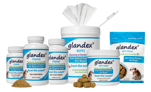 Glandex Pet Supplements and Wipes for Dogs and Cats