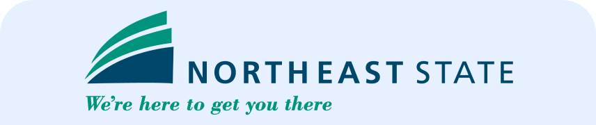 Logo of Northeast State with tagline 