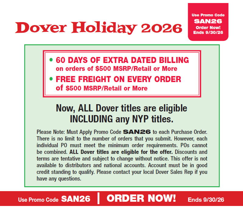 Promo Code SAN26 Dover Holiday 2026