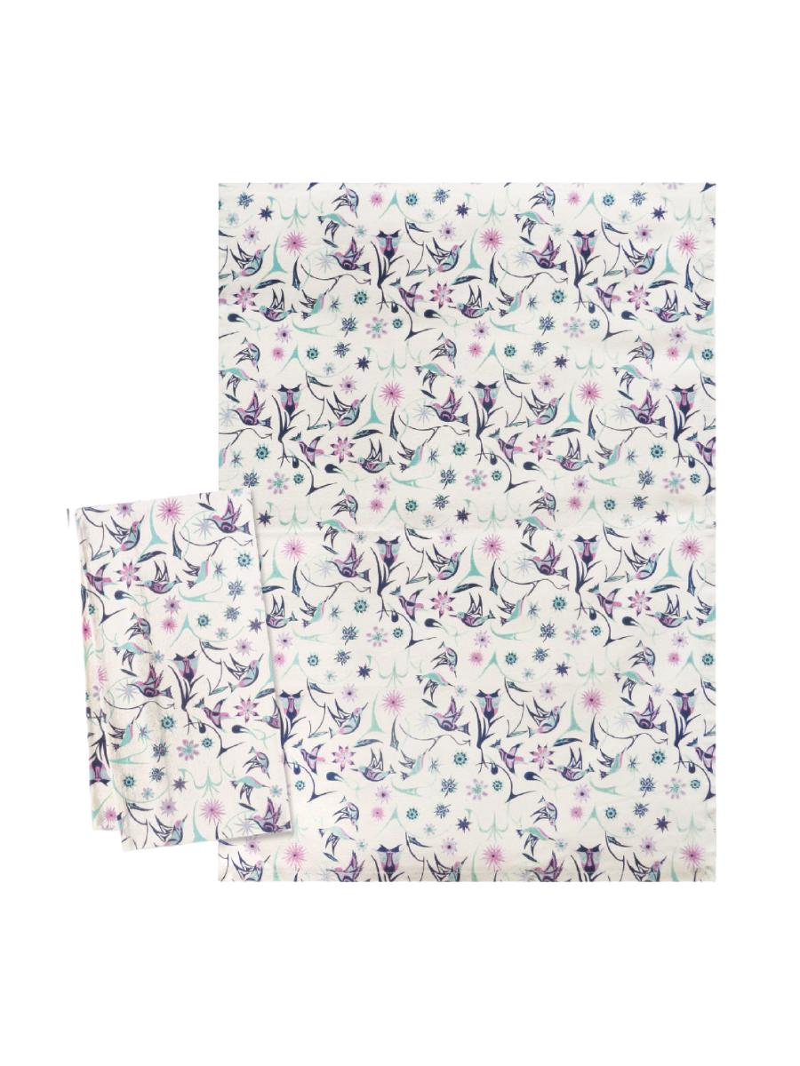 Hummingbirds Tea Towel