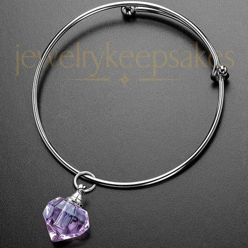 Sophisticate Violet Teardrop Bracelet