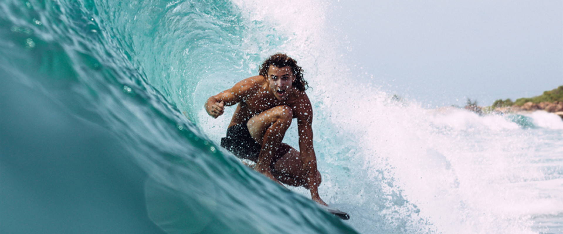 Photo of man surfing