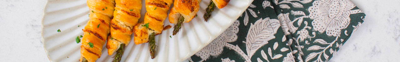 Puff Pastry Wrapped Asparagus