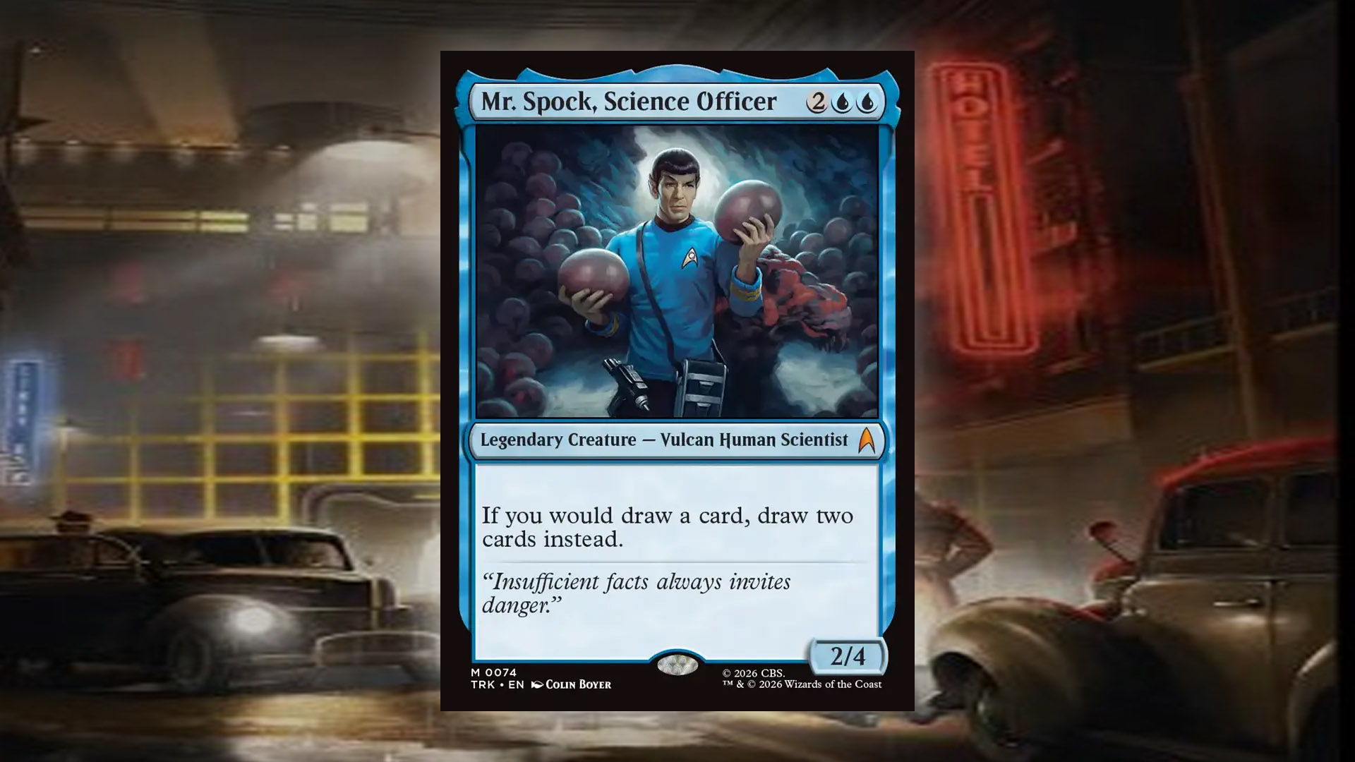 Mr Spock, Science Officer from the MTG Star Trek crossover