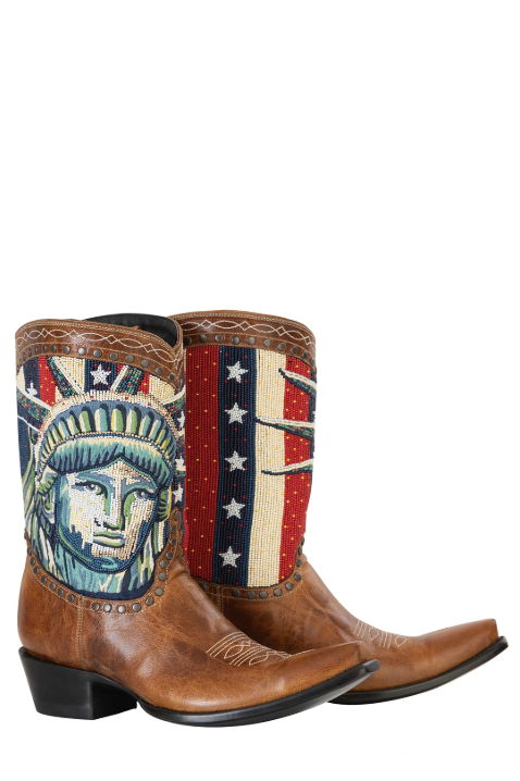 Lady Liberty Boot in Brown