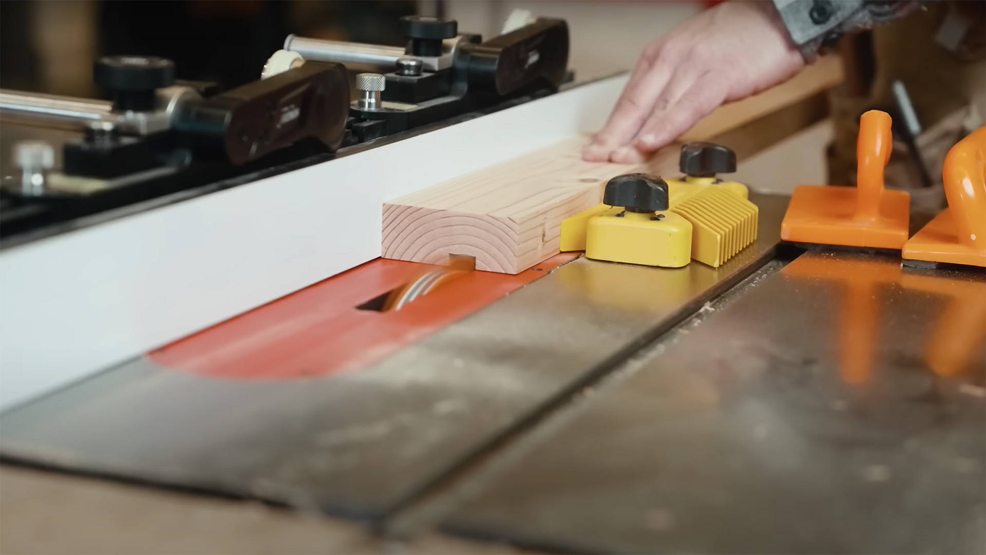 magswitch featherboard on table saw