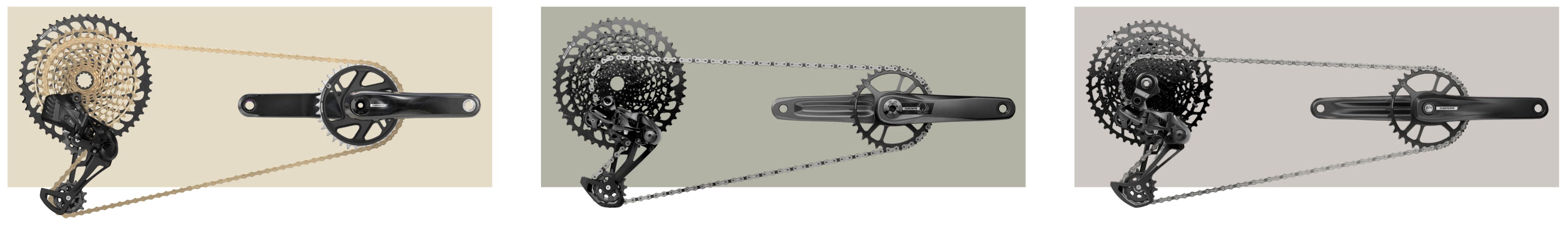 SRAM S-Series drivetrain stock photos