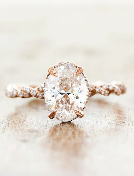 oval engagement ring