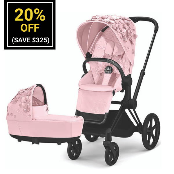 Cybex Priam Simply Flowers with Cot