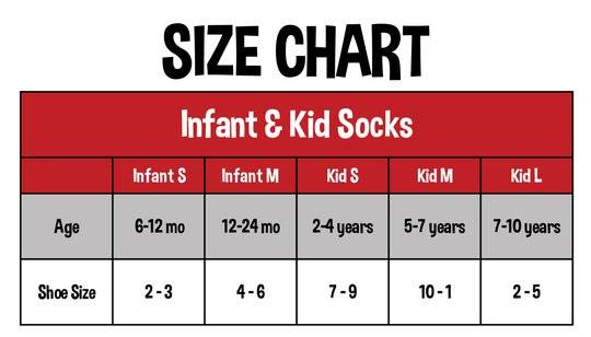 Kid-infant-socks-size-charts