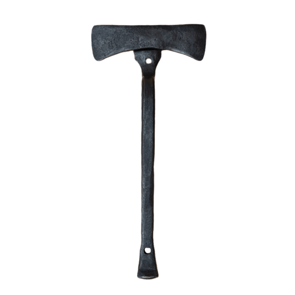 Axe-shaped barn door hardware handle by RealCraft
