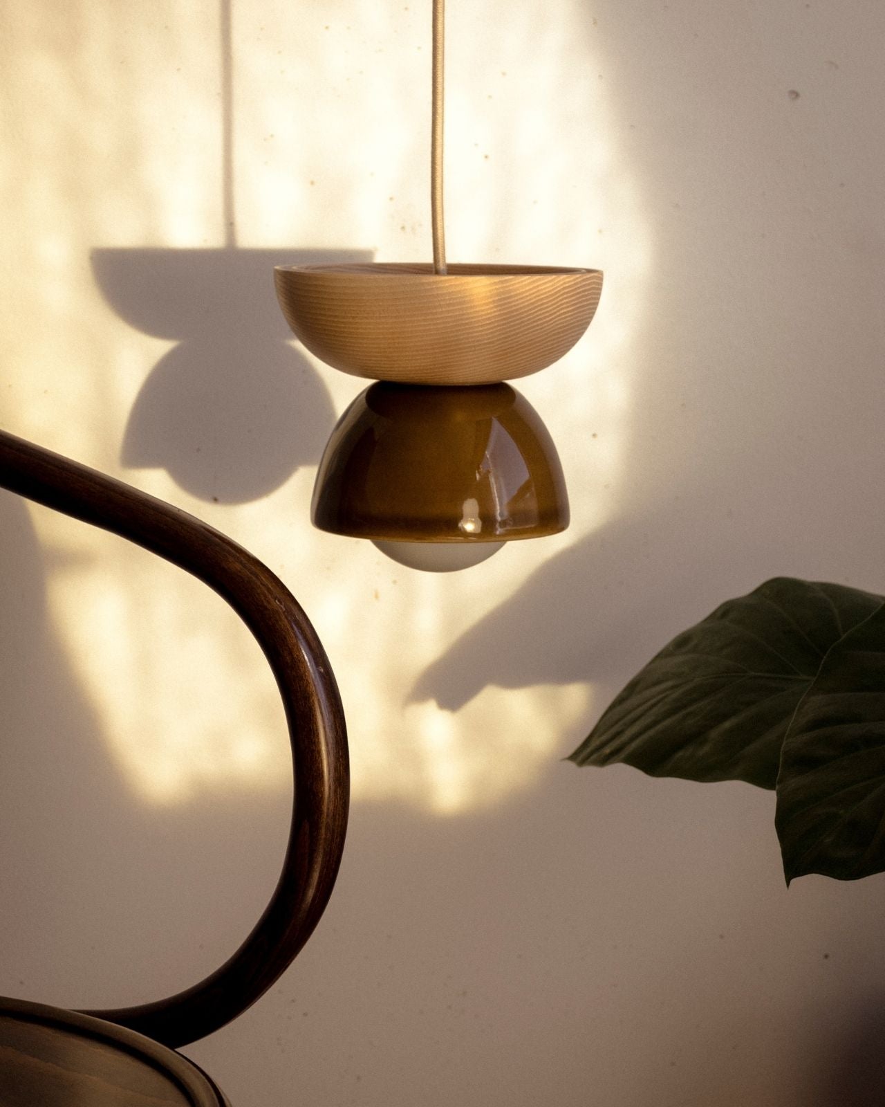 Ceramic Dome Suspended Pendant | Terra 00