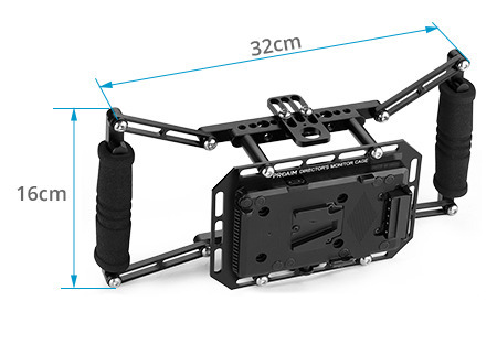 Proaim Director's Cage for 4”-7” LCD Camera Monitors | With V-Mount Plate
