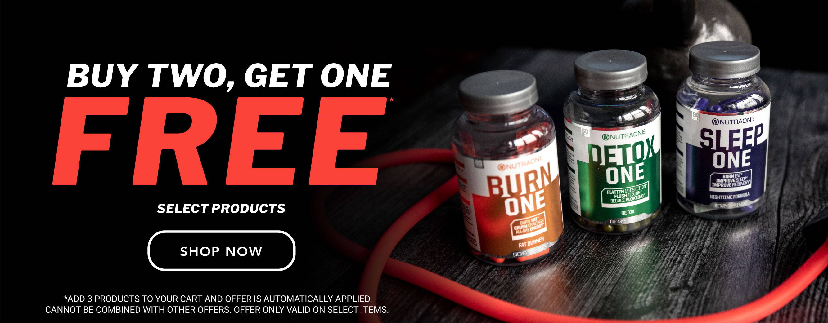 Buy 2, Get 1 Free Select Supplements