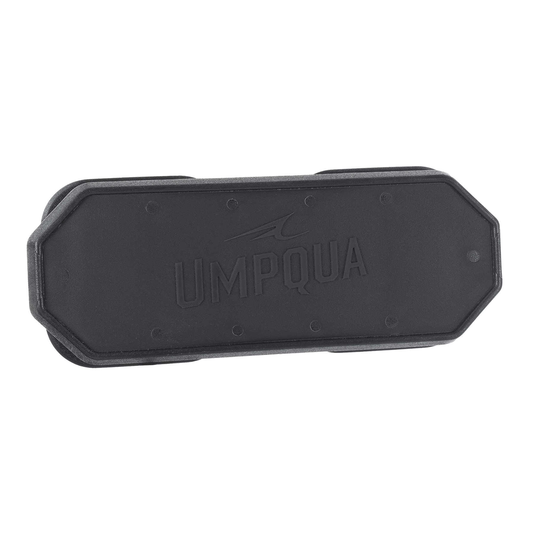 A magnetic double fly dock pad in grey for fishing