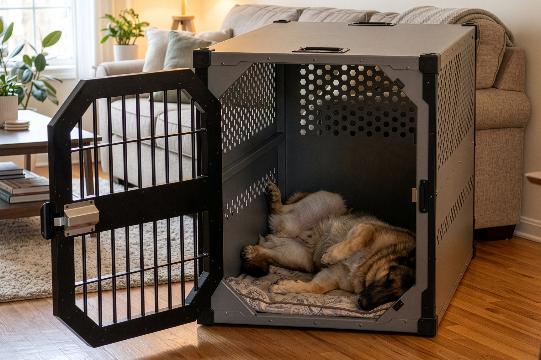 RYFA DOZER STATIONARY DOG CRATE