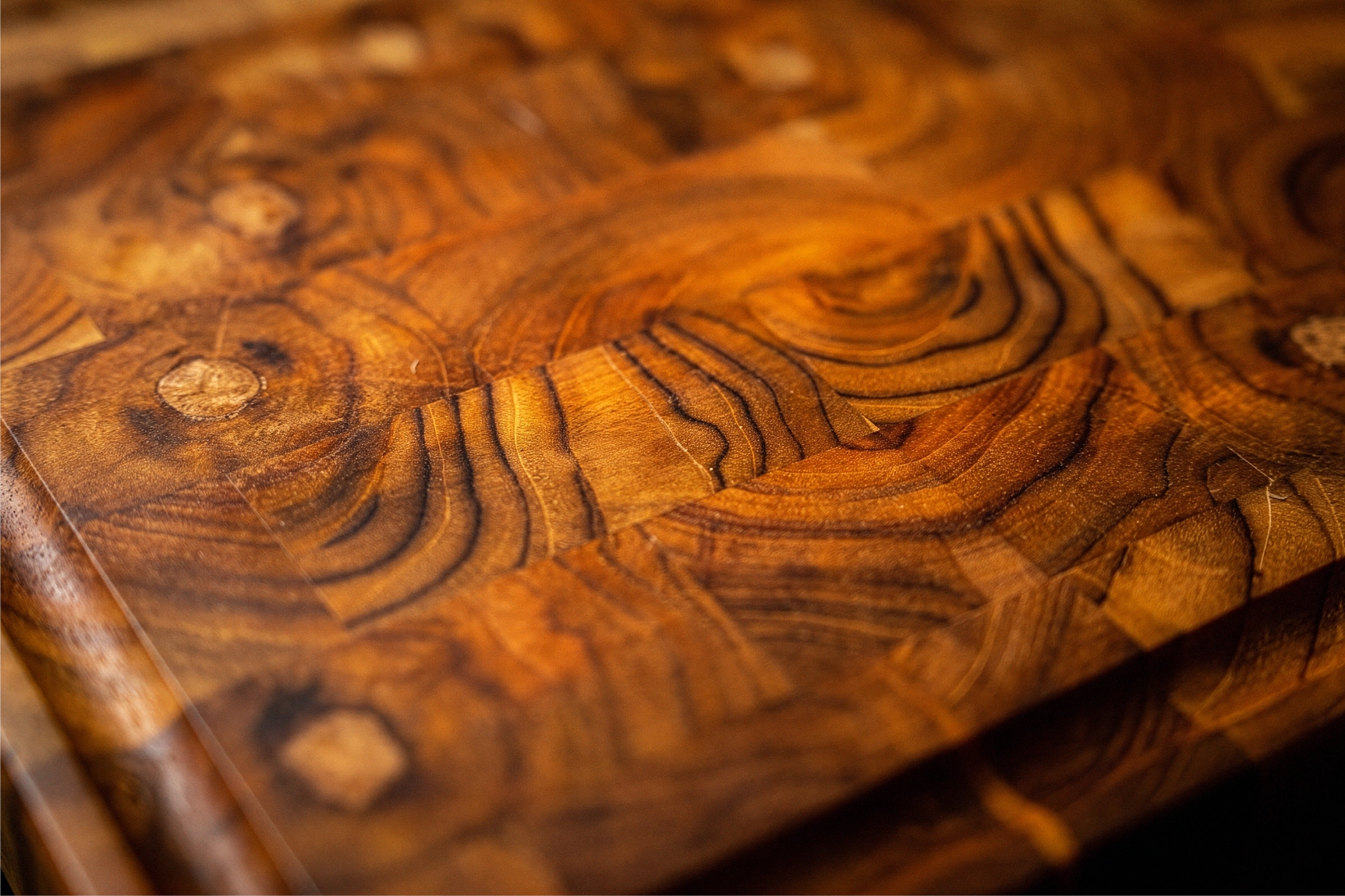 RYFA Handcrafted Teakwood End Grain Chopping Block