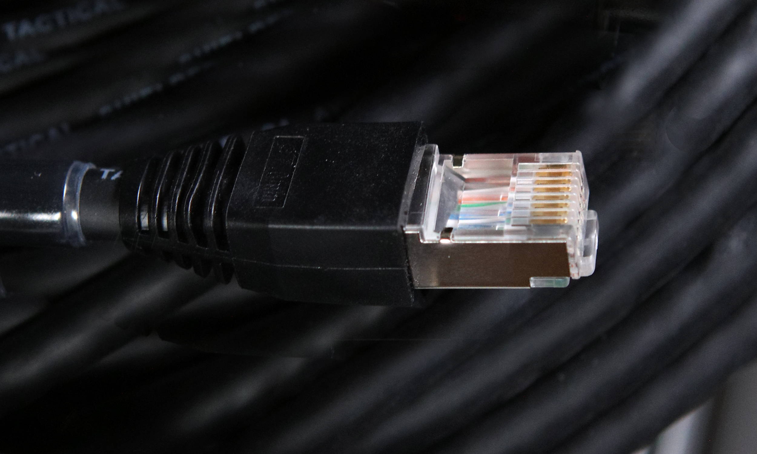 thumbnail image 2 of 50' PhantomCat Shielded Tactical Cat5e/Cat6a Ethernet Cable – Ethercon Compatible, Nelson Audio & Light, PCATS50 2 of 2