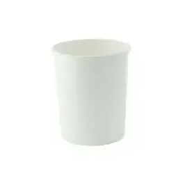 A white soup cup