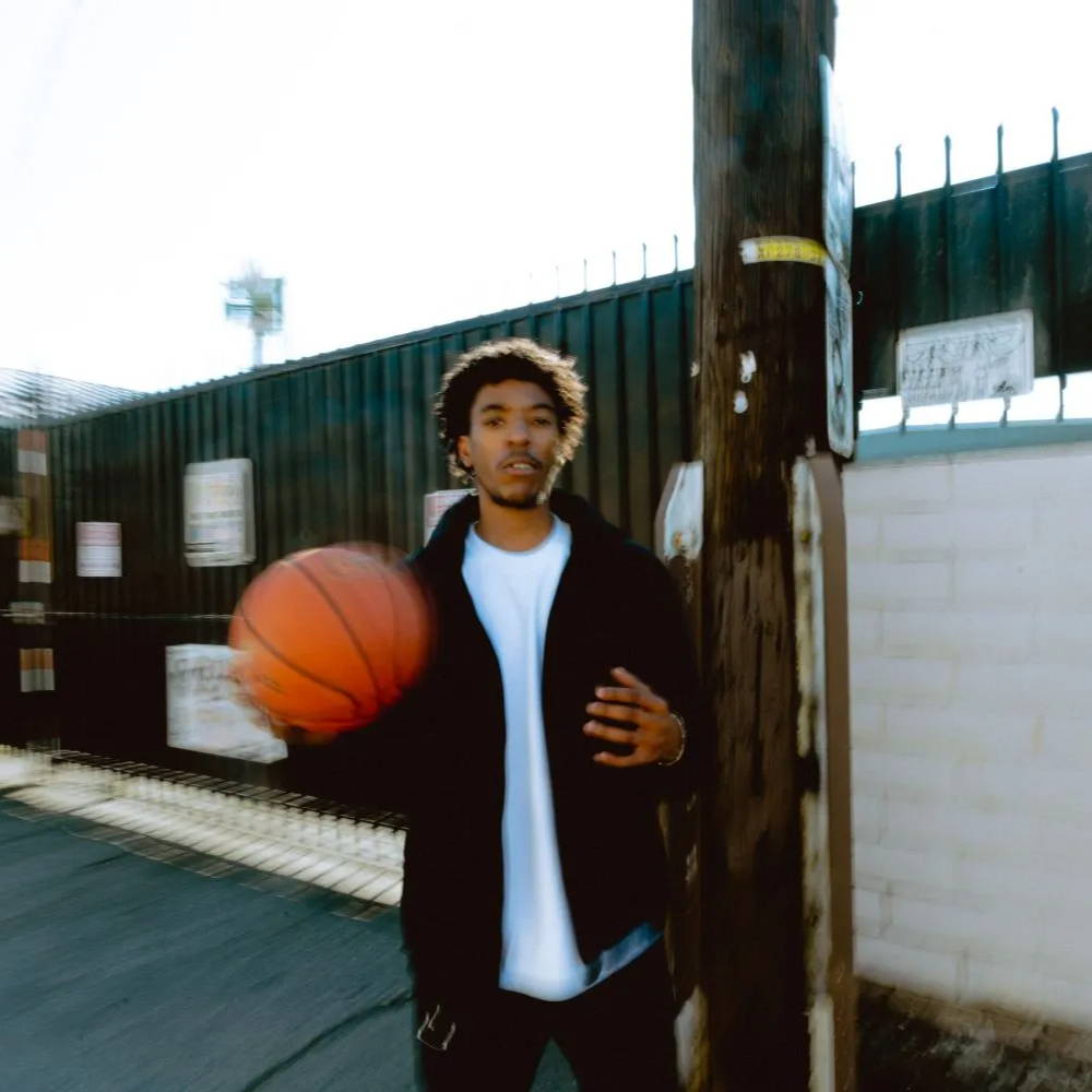 male model w basketball