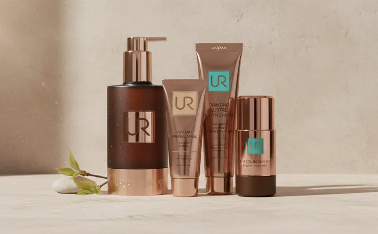 UR Daily Mineral Ritual products displayed on a neutral background.
