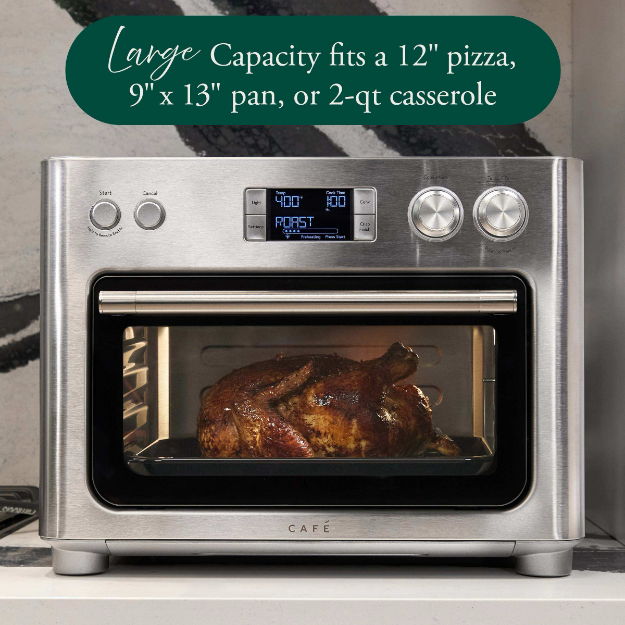 Large capacity oven fits a 12