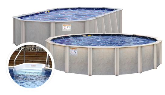 Rio Grande Above Ground Pool with Steps
